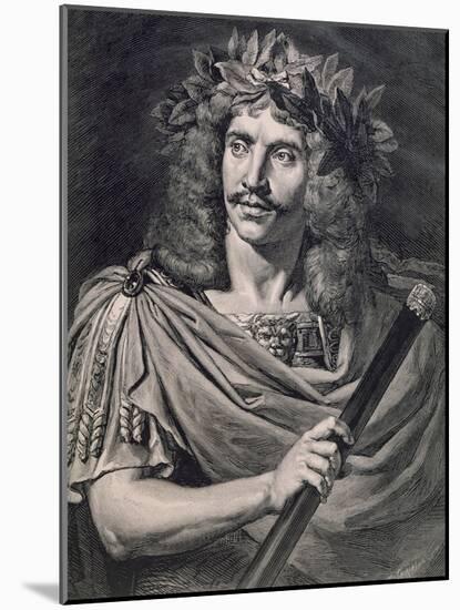 Moliere Plays Caesar in the Death of Pompey-Pierre Edouard Frere-Mounted Giclee Print