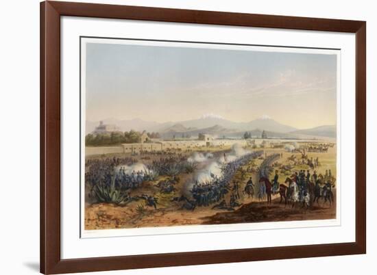 Molino Del Rey - Attack upon the Molino, from the War between the United States and Mexico, Pub. 18-Carl Nebel-Framed Giclee Print