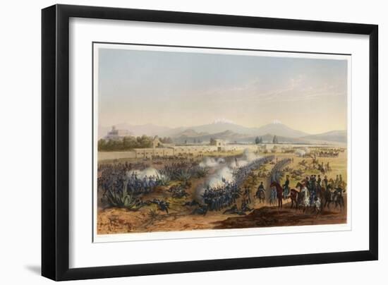 Molino Del Rey - Attack upon the Molino, from the War between the United States and Mexico, Pub. 18-Carl Nebel-Framed Giclee Print