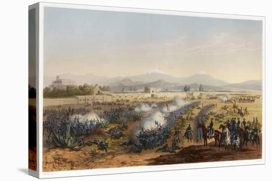 Molino Del Rey - Attack upon the Molino, from the War between the United States and Mexico, Pub. 18-Carl Nebel-Stretched Canvas