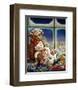 Molly and Sugar Bear-Janet Kruskamp-Framed Art Print