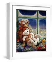 Molly and Sugar Bear-Janet Kruskamp-Framed Art Print