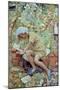 Molly in the Garden, 1930-Mark Lancelot Symons-Mounted Giclee Print