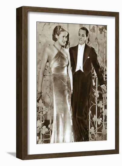 Molly Lamont and Gene Gerrard, Actors, 1933-null-Framed Giclee Print