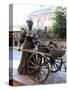 Molly Malone Statue, Grafton Street, Dublin, Republic of Ireland, Europe-Hans Peter Merten-Stretched Canvas