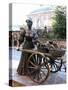 Molly Malone Statue, Grafton Street, Dublin, Republic of Ireland, Europe-Hans Peter Merten-Stretched Canvas