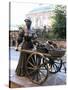 Molly Malone Statue, Grafton Street, Dublin, Republic of Ireland, Europe-Hans Peter Merten-Stretched Canvas