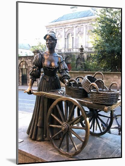 Molly Malone Statue, Grafton Street, Dublin, Republic of Ireland, Europe-Hans Peter Merten-Mounted Photographic Print