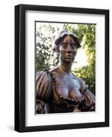 Molly Malone Statue, Grafton Street, Dublin, Republic of Ireland, Europe-Hans Peter Merten-Framed Photographic Print