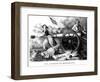 Molly Pitcher (1754-1832)-Currier & Ives-Framed Giclee Print