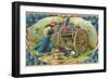 Molly Pitcher at the Cannon's Mouth-null-Framed Art Print