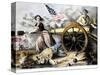 Molly Pitcher (C 1754-1832)-Currier & Ives-Stretched Canvas