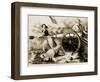 Molly Pitcher, Heroine of Monmouth-Currier & Ives-Framed Giclee Print