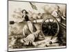 Molly Pitcher, Heroine of Monmouth-Currier & Ives-Mounted Giclee Print