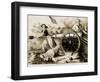 Molly Pitcher, Heroine of Monmouth-Currier & Ives-Framed Premium Giclee Print