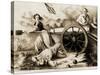 Molly Pitcher, Heroine of Monmouth-Currier & Ives-Stretched Canvas