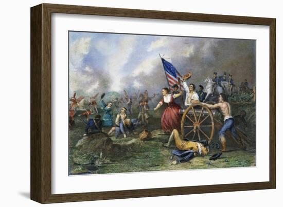 Molly Pitcher: Monmouth-null-Framed Giclee Print