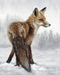 Snow Day (Fox)-Molly Sims-Giclee Print
