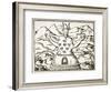 Moloch, Copy of an Illustration from 'Oedipus Aegyptiacus' by Athanasius Kirchner, Rome 1652-Italian School-Framed Giclee Print
