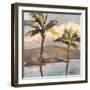 Molokini Through the Palms-Jeri Ireland-Framed Art Print