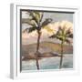 Molokini Through the Palms-Jeri Ireland-Framed Art Print