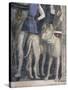 Molossian Dogs, Detail from Meeting Wall-Andrea Mantegna-Stretched Canvas