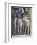 Molossian Dogs, Detail from Meeting Wall-Andrea Mantegna-Framed Giclee Print