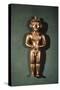 Molten Gold Lost Wax Statue Depicting a Cacique, Artifact Originating from Sammaraya-null-Stretched Canvas