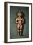 Molten Gold Lost Wax Statue Depicting a Cacique, Artifact Originating from Sammaraya-null-Framed Giclee Print