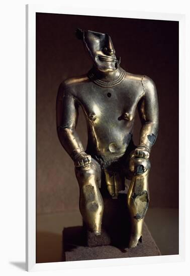 Molten Gold Lost Wax Statue Originating from Sammaraya-null-Framed Giclee Print