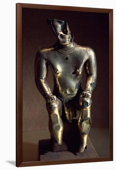 Molten Gold Lost Wax Statue Originating from Sammaraya-null-Framed Giclee Print