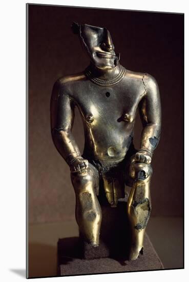 Molten Gold Lost Wax Statue Originating from Sammaraya-null-Mounted Giclee Print