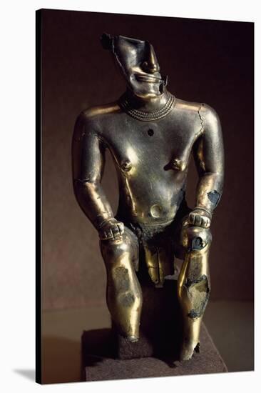 Molten Gold Lost Wax Statue Originating from Sammaraya-null-Stretched Canvas