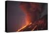 Molten Lava Erupting from Sakurajima Kagoshima Japan-Nosnibor137-Stretched Canvas