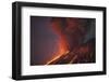 Molten Lava Erupting from Sakurajima Kagoshima Japan-Nosnibor137-Framed Photographic Print