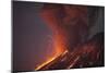 Molten Lava Erupting from Sakurajima Kagoshima Japan-Nosnibor137-Mounted Photographic Print