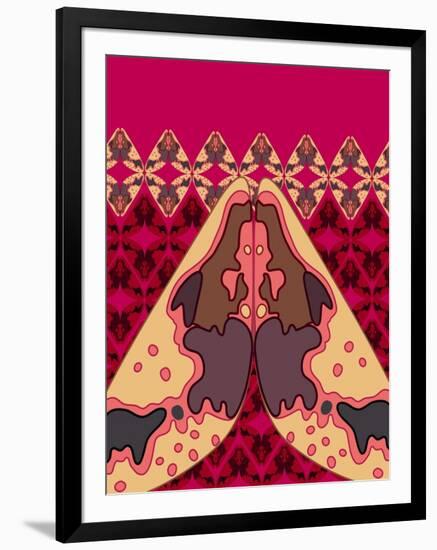 Molten Lava Lamp-Belen Mena-Framed Premium Giclee Print