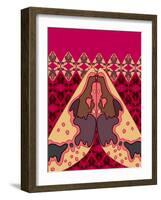 Molten Lava Lamp-Belen Mena-Framed Giclee Print