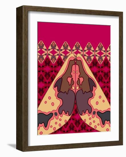 Molten Lava Lamp-Belen Mena-Framed Giclee Print