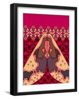 Molten Lava Lamp-Belen Mena-Framed Giclee Print