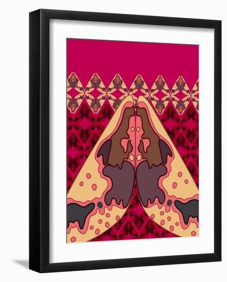 Molten Lava Lamp-Belen Mena-Framed Giclee Print