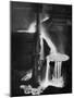 Molten Steel Cascading in Otis Steel Mill in Historic "Pouring the Heat" Photo-Margaret Bourke-White-Mounted Photographic Print