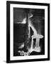 Molten Steel Cascading in Otis Steel Mill in Historic "Pouring the Heat" Photo-Margaret Bourke-White-Framed Photographic Print