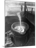 Molten Steel, Park Gate Iron and Steel Co, Rotherham, South Yorkshire, April 1955-Michael Walters-Mounted Photographic Print