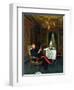 Moltke in Versailles, 1872-Anton Alexander von Werner-Framed Premium Giclee Print