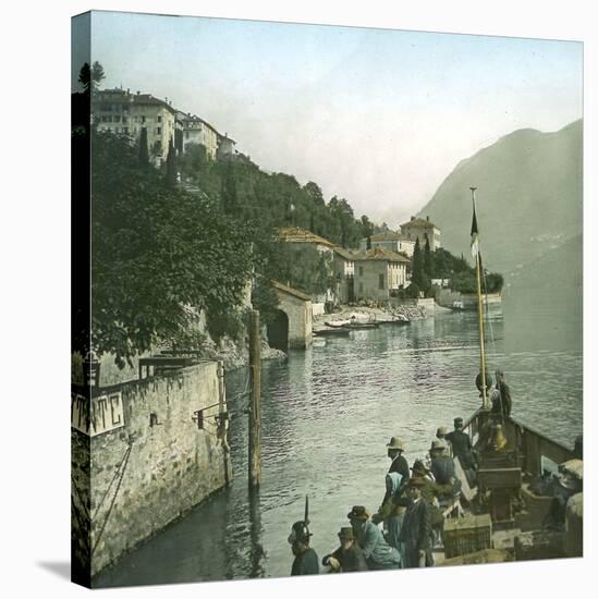 Moltrasio (Italy), Lake Como-Leon, Levy et Fils-Stretched Canvas
