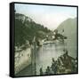 Moltrasio (Italy), Lake Como-Leon, Levy et Fils-Framed Stretched Canvas