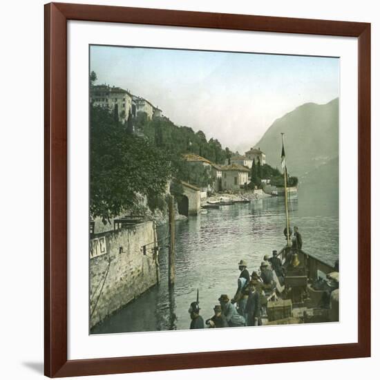 Moltrasio (Italy), Lake Como-Leon, Levy et Fils-Framed Photographic Print