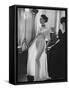 Molyneux's See Thru Jersey Evening Dress-Paul Schutzer-Framed Stretched Canvas