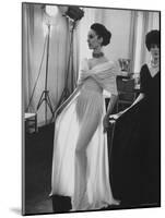 Molyneux's See Thru Jersey Evening Dress-Paul Schutzer-Mounted Photographic Print